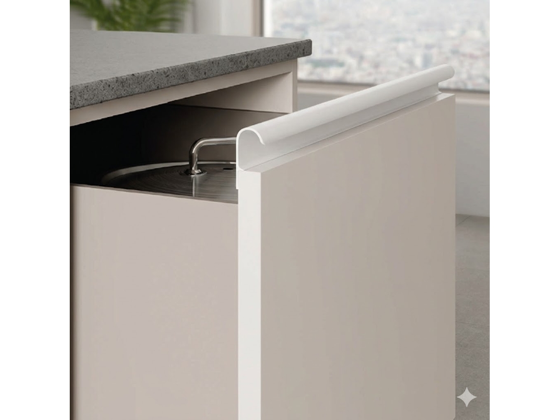 Conjunto de 25 Puxadores de Perfil de Alumínio com 147x2188x49mm HARDWAREXCHANGE