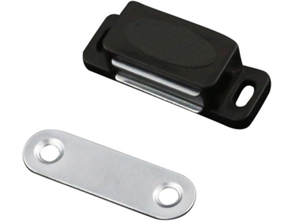 Fecho Magnético Para Portas De Armários Cozinha, Guarda Roupas E Closets, Com Forte Poder De Fixação, Feito De Abs E