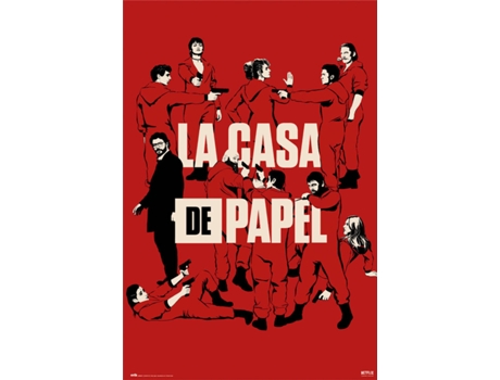 Poster  La Casa De Papel Todos os personagens