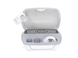 Fones De Ouvido Sem Fio W300 Bluetooth 5.3 Com Clipe Para Orelha, Visor Digital E Função De Carregador Portátil. Ly Ebike