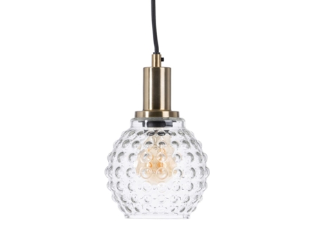 Candeeiro de Teto BIGBUY HOME Cristal Metal 16 x 16 x 24 cm
