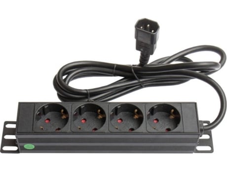 Extensão Elétrica ALCASA GC-N0078 4 tomadas Preto 1,8 m