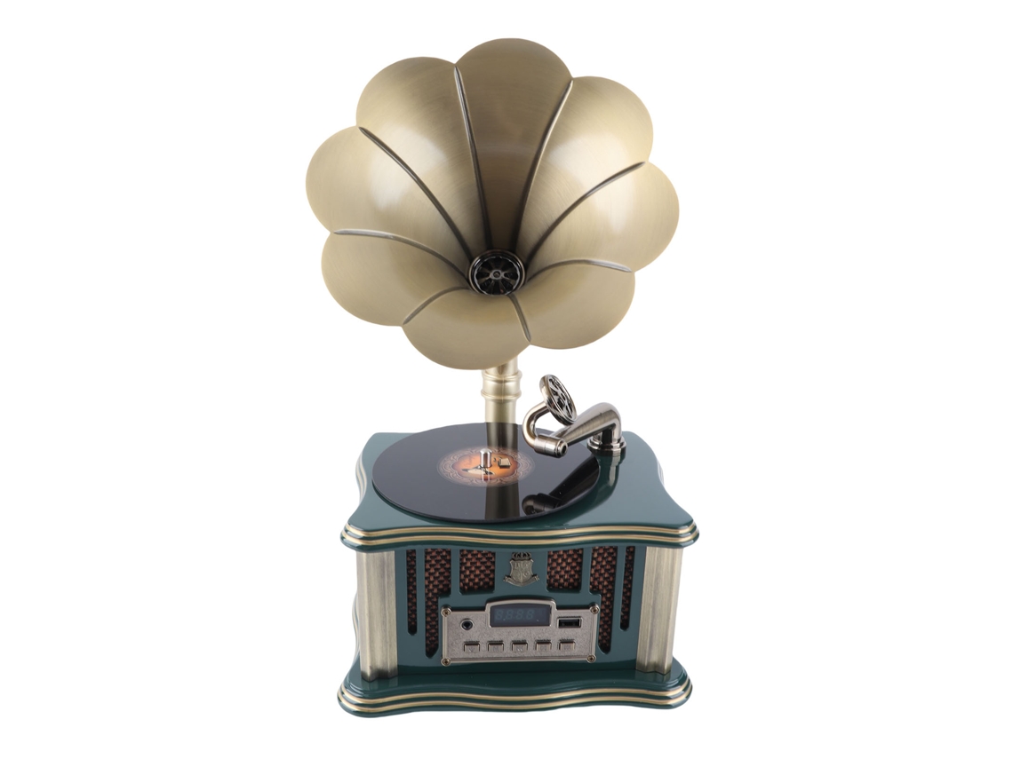Caixa de Som Vintage Gramophone LAXISCREED