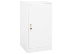 Saddle Cabinet, Saddle Cabinets Vidaxl Branco Aço (53 X 53 X 105 Cm)