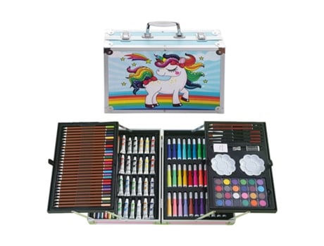 Maletín De Pintura Y Manualidades Completo Unicornio 25819 Innovatoysp25
