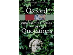 Livro Osford Concise Dic.Of Quotations (Inglês)