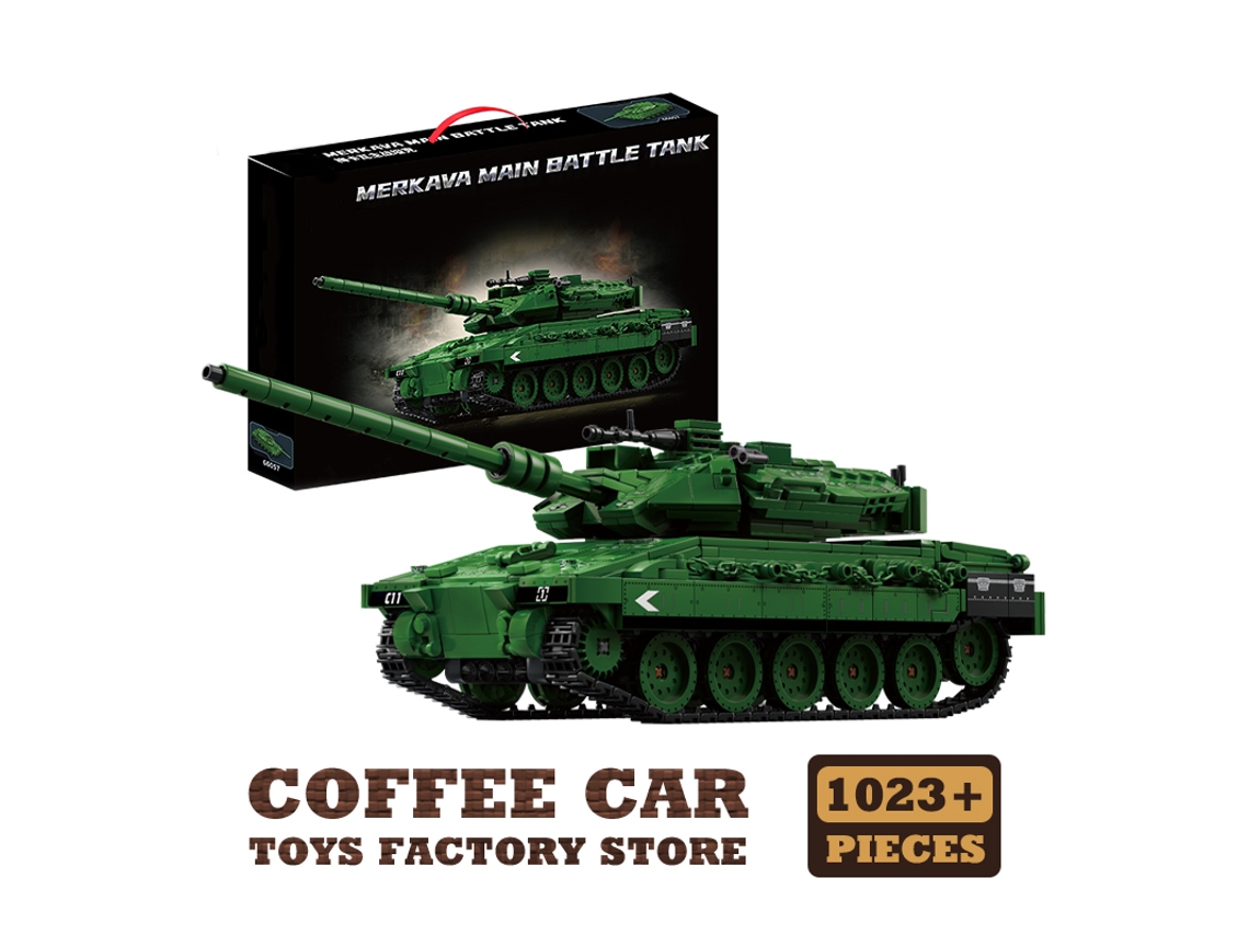 Conjunto De Blocos De Montar Tanque Modelo De Veículo Blindado Do Exército Armas De Guerra Brinquedo De Blocos De Montar Moc Presente Mdug