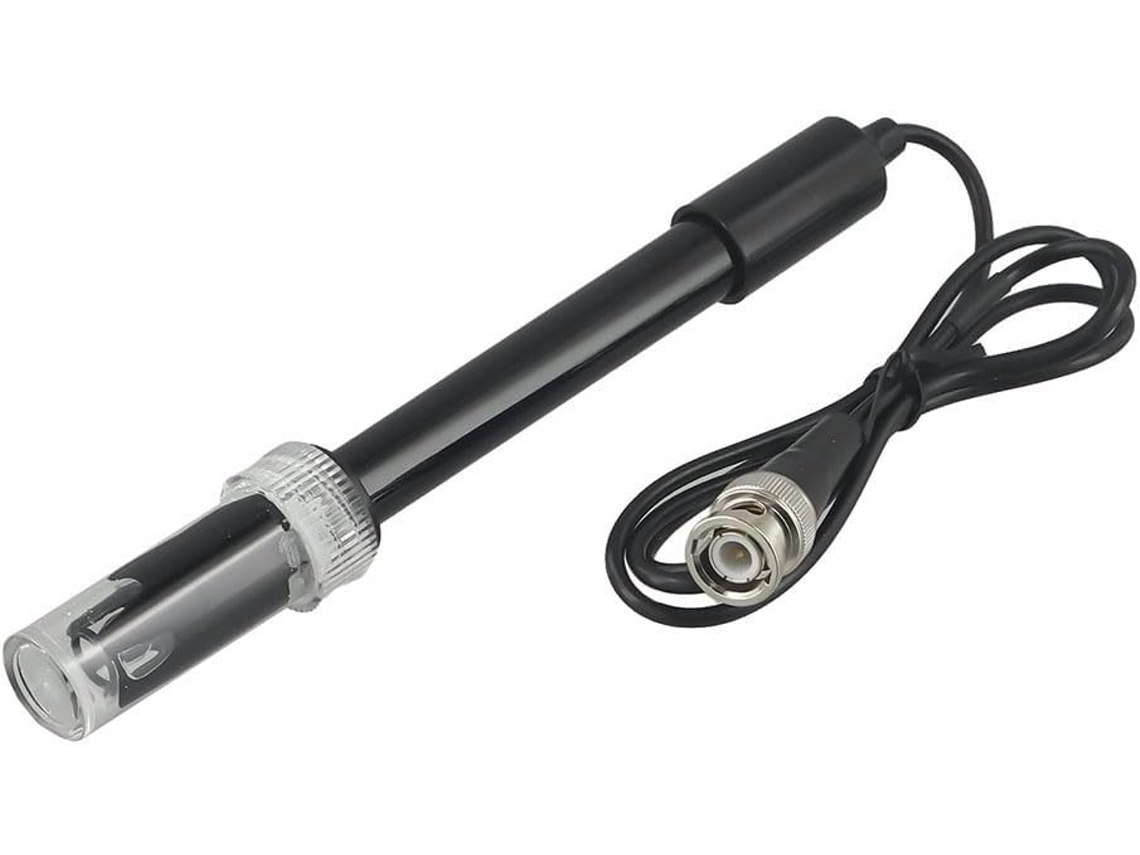 Sonda De Eletrodo Ph Com Cabo 115cm Para Testes Estáveis E Confiáveis, Compatível Conexão Bnc Ampla Faixa
