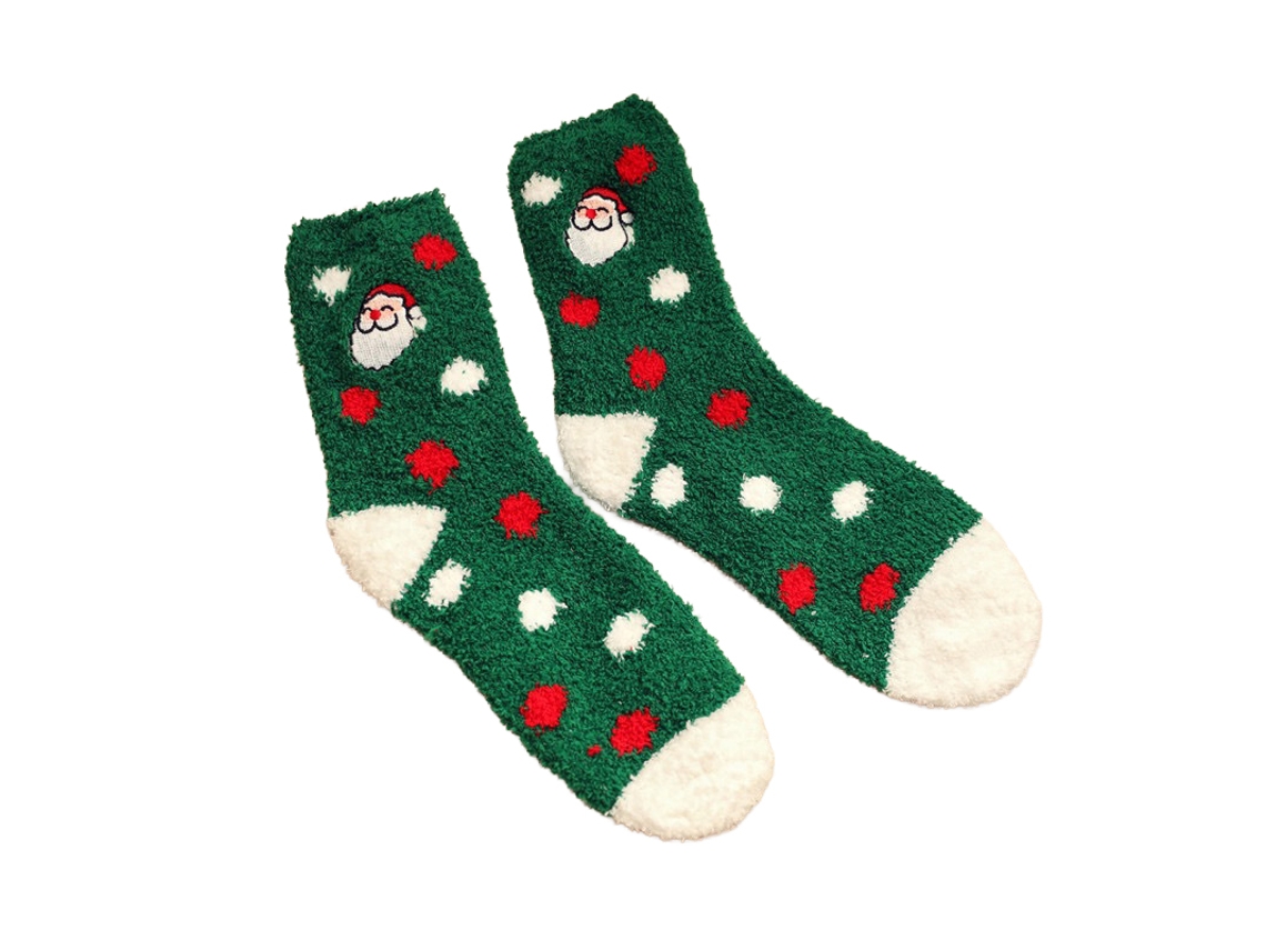 Laxiscreed Meias De Natal Em Coral Para Crianças E Pais Com Presente Em Caixa Triangular