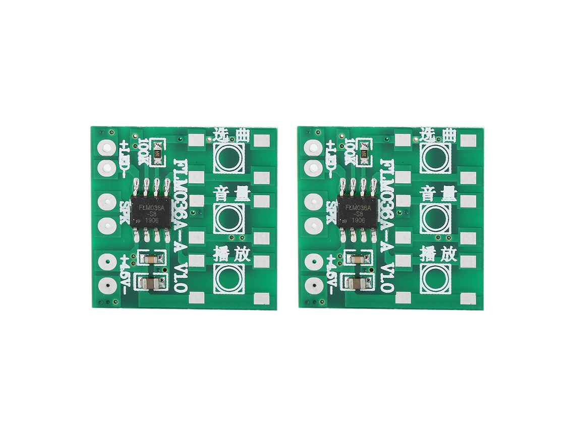 Módulo Diy De Chip Musical 36 Com Volume Ajustável Para Campainha Inteligente E Brinquedos (2 Peças)