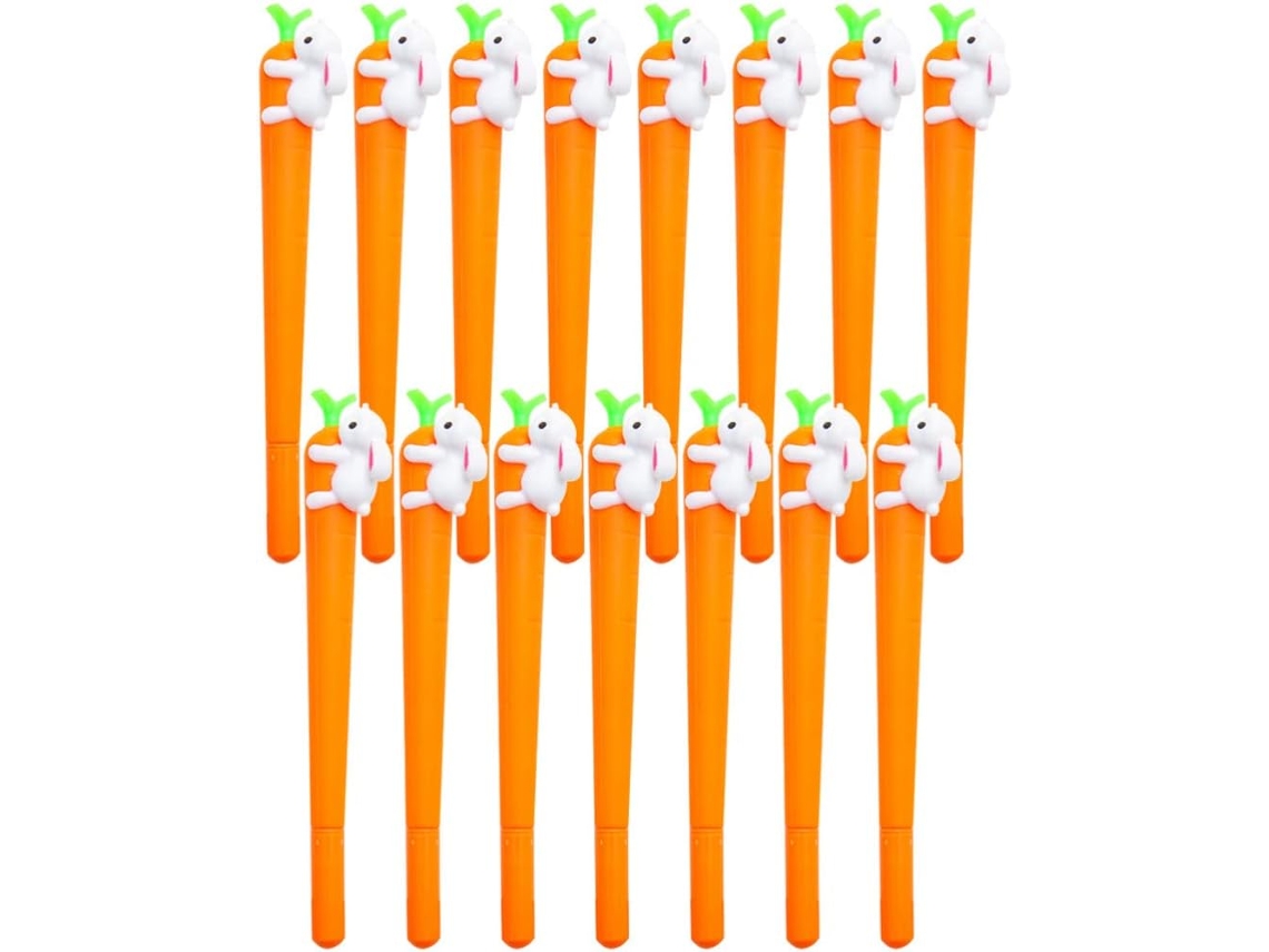 Conjunto De 15 Canetas Em Gel Com Corpo Ergonômico Silicone E Design