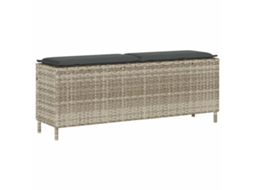 Garden Bench, Garden Benches Vidaxl Cinzeto Rattan / Vime (n/a)