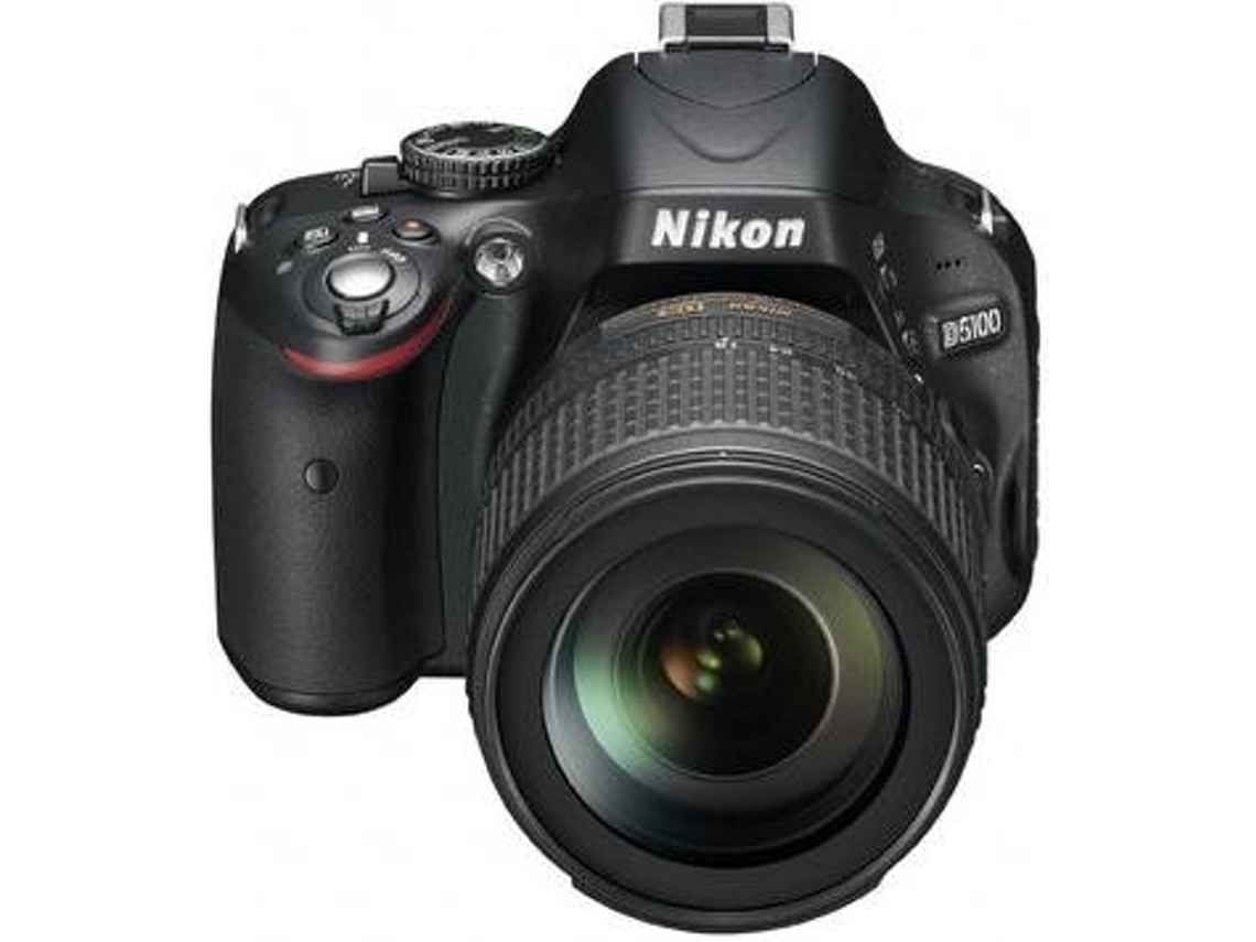 Kit Máquina Fotográfica Reflex NIKON D5100 + AF-S DX NIKKOR 18-105mm f/3.5-5.6G ED VR (Preto - 16.2  MP - Sensor: DX - ISO: 100 a 25600)