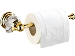 Suporte Para Papel Higiênico De Ouro Polido, Suporte Para Papel Higiênico De Cristal, Acessórios Para Banheiro, Cabide De Papel Hi Aquaforge