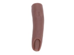 Modelo flexível de silicone para treinamento de unhas com manequim de dedo macio e 6 articulações para prática de manicure.