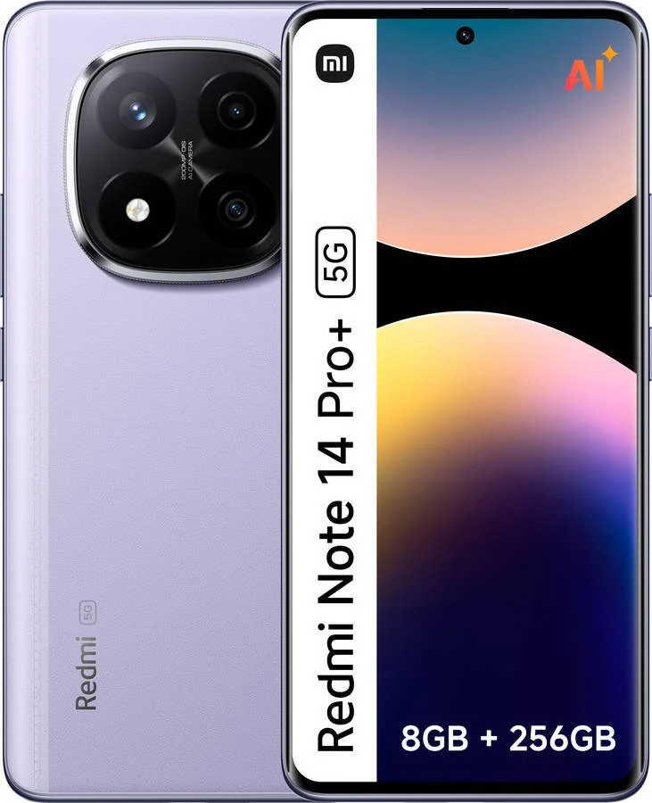 Smartphone XIAOMI Redmi Note 14 Pro+ 5G (6,67'' - 8 GB - 256 GB - Roxo)