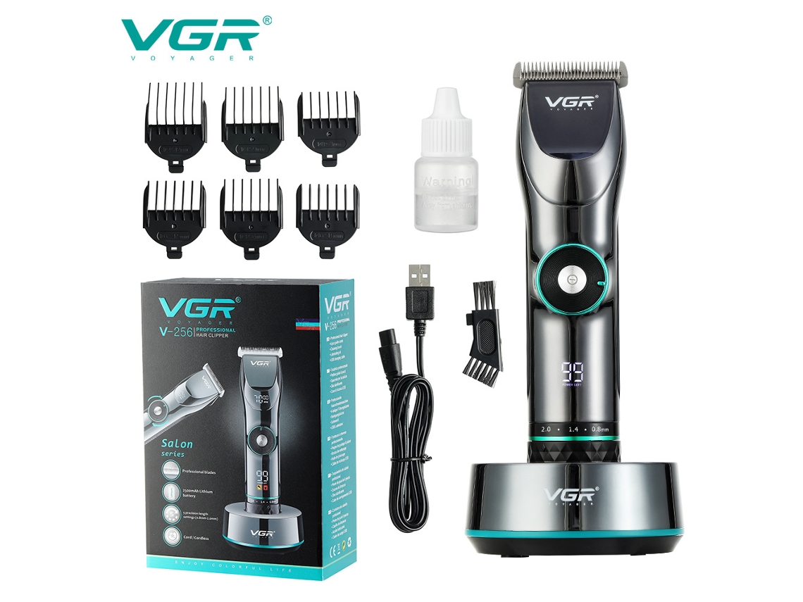 Máquina De Cortar Cabelo Elétrica Com Visor Digital E Velocidade Variável, Aparador De Cabelo De Alta Potência.