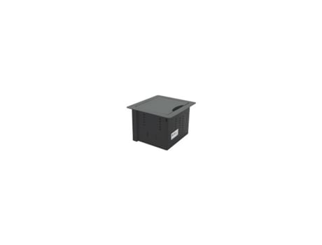 Organizador de Cabos KRAMER TBUS-1N Preto Alumínio