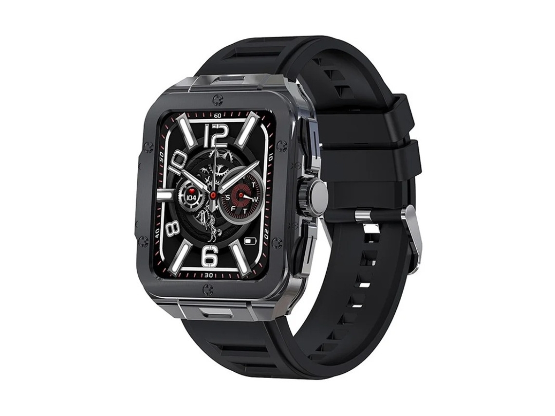 Smartwatch com tela sensível ao toque de 1,85" com monitoramento de frequência cardíaca, SpO2 e sono. 20 modos esportivos e assistente de voz. Bestvite.