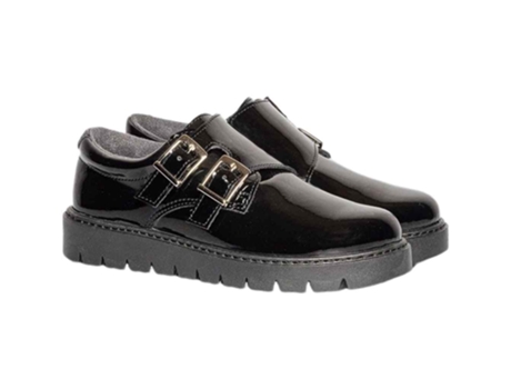 Sapatos TITANITOS Patente Blucher Fivelas Pele Preto (35)