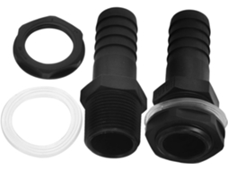 Conjunto De 2 Adaptadores Plástico Para Tanque Água Com Bocal
