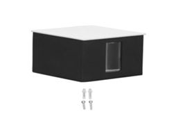 2026 lâmpada de Parede Led Beam Quadrada Retro Luz Quente 3w Iluminação Unilateral Ac85 265v para Hotel Shell Branco