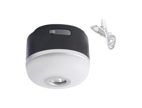 Lanterna Led Recarregável Para Acampamento, Ideal Para Pesca, Sobrevivência E Acampamento, Preta Olysi Shop