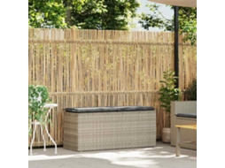 Maison Exclusive - Banco De Jardim Com Almofadão 110x40x44 Cm Vime Pe