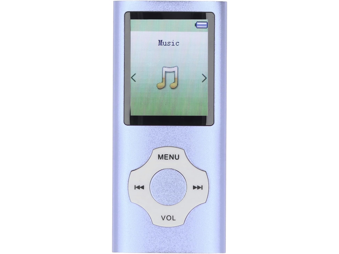 Reprodutor de MP3/MP4 Bluetooth de 64 GB, reprodutor de música portátil ultra potente para crianças com cartão de memória pequeno e redução de ruído.