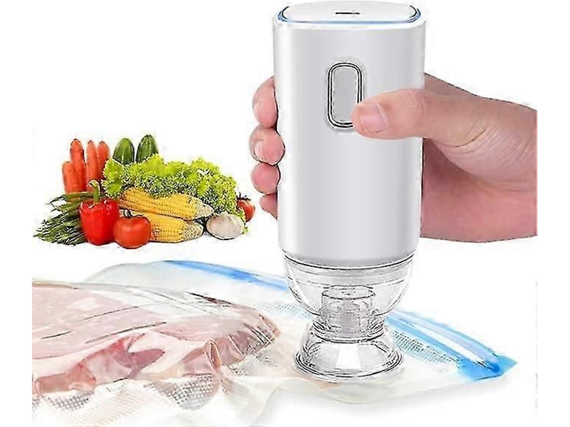 Bomba De Selagem A Vácuo, Mini Seladora Vácuo Automática Portátil Para Conservação Diversos Alimentos, Ma Nual Sacos Alimentos