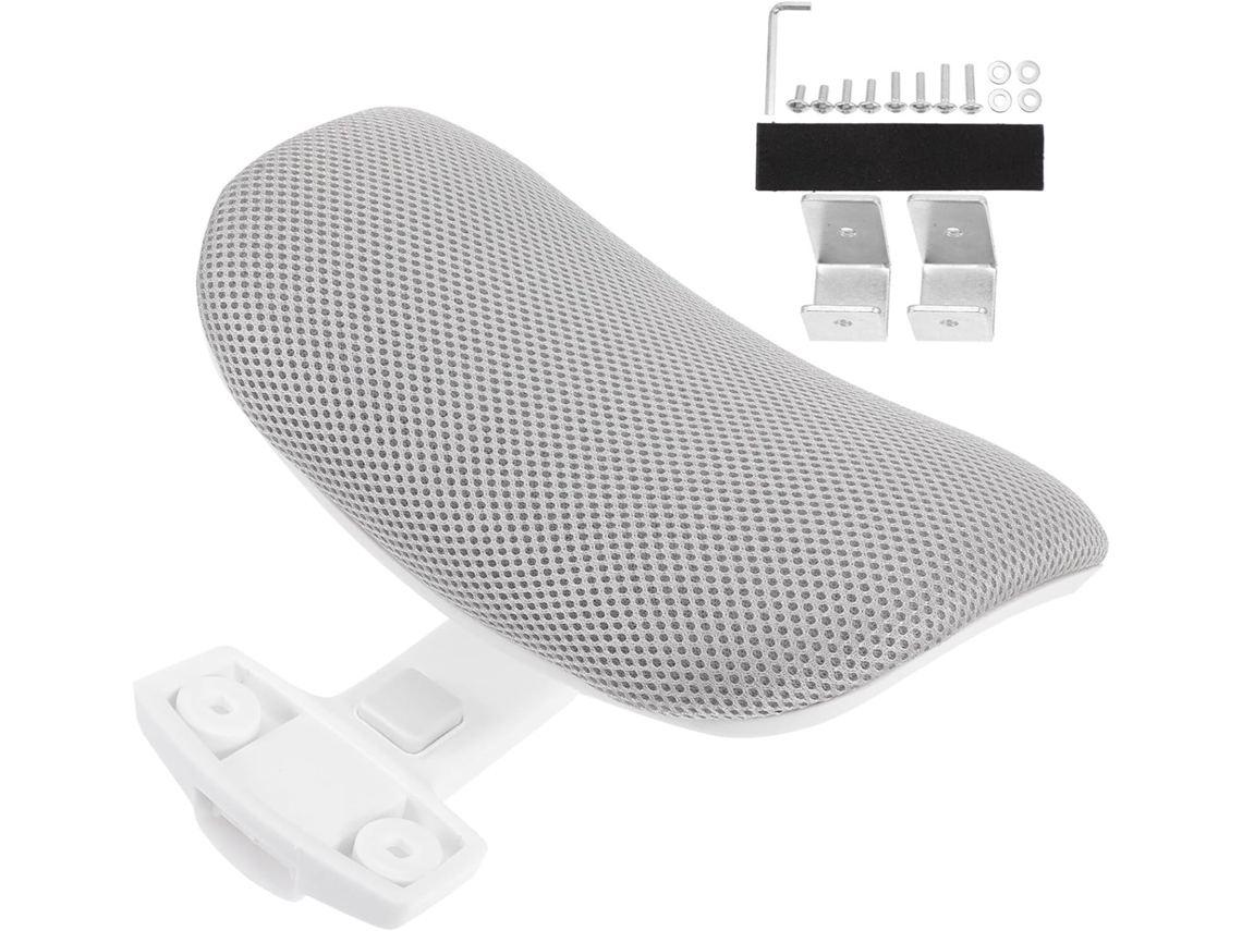 Encosto De Cabeça Ajustável Para Cadeira Escritório, Almofada De Suporte Ergonômica Macia E Respirável Para O Pescoço