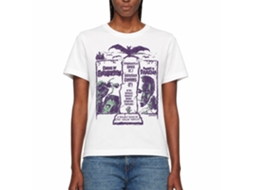 Rockinstone Horror Movies Double Creature Feature White Adult T-shirt Size:xxl