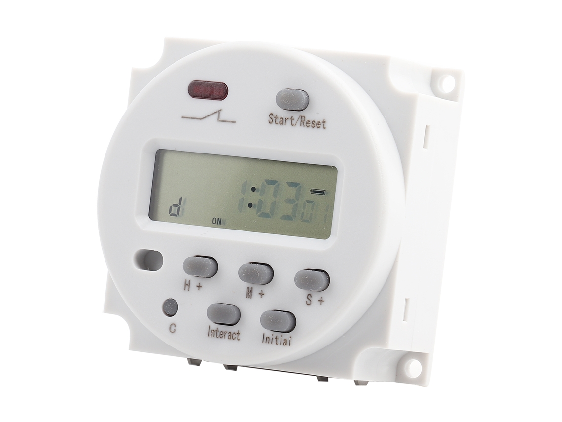 Timer Digital LCD CN102A com Controle de Ciclo 24v