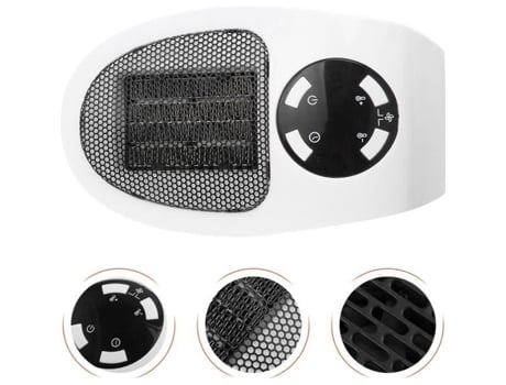 1PC 500W mini radiador auxiliar elétrico - radiador elétrico móvel engenharia térmica - climático - aquecimento ETEREAUTY