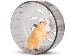 Roda de Exercícios para Hamster, Roda de Corrida Silenciosa de Plástico para Pequenos Animais de Estimação