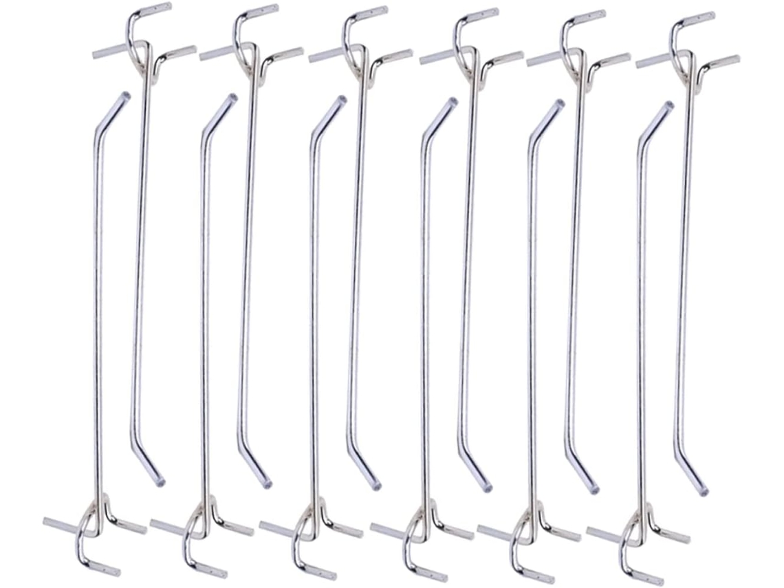 Conjunto de 10 Ganchos de Aço Inoxidável para Porta, Cabides de Banheiro para Pendurar Toalhas e Roupas. SFUSHOS