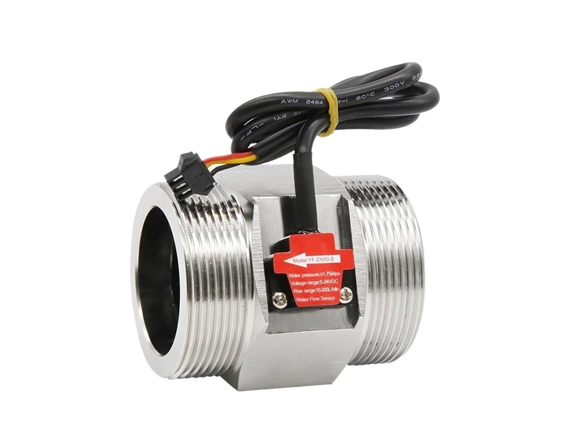 Sensor De Fluxo De Efeito Hall Em Aço Inoxidável (tamanho Em Polegadas)