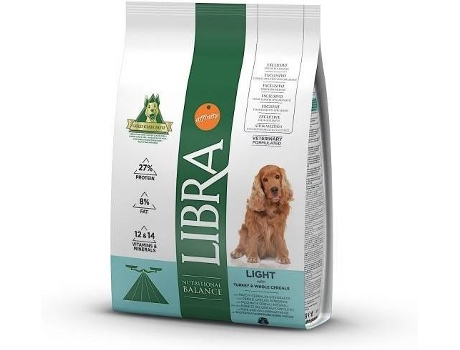 Ração para Cães LIBRA Light (3Kg - Seca - Adulto - Sabor: Perú)