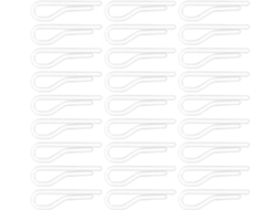 Uonlytech Conjunto De 200-clipes Plástico Transparentes Multifuncionais Com Bordas Lisas E Operação Simples Para Camisas