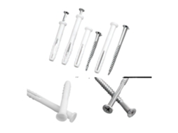 Parafusos E Buchas, Conjunto De 10 Parafusos Autoatarraxantes E Buchas M8x 60-80mm M8x80mm