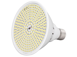 Lâmpada de Crescimento 8W E27 290 Leds 3000-3200K Jardim Estufa S/MARCA