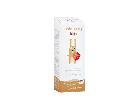 White Pearl Kids Gentle Toothpaste 50ml Fluoride Free For Ages 3 6 Biala Perla