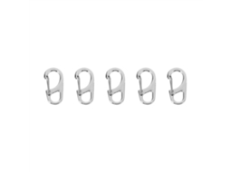5 Porta chaves de Metal com Clips Business
