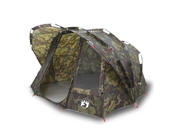 Tenda de pesca para 5 pessoas VIDAXL impermeável camuflagem