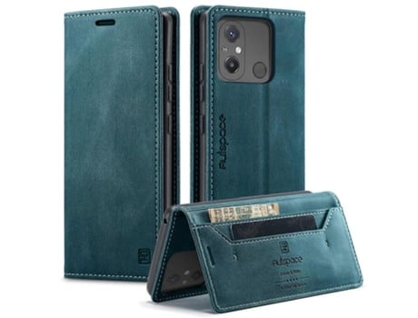 Para Xiaomi Redmi 12c 4g Carteira Capa De Couro Com Suporte E Porta-cartões