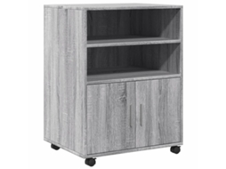 Móvel com Rodas Cinzento Sonoma MAISON EXCLUSIVE 60x48x81 cm