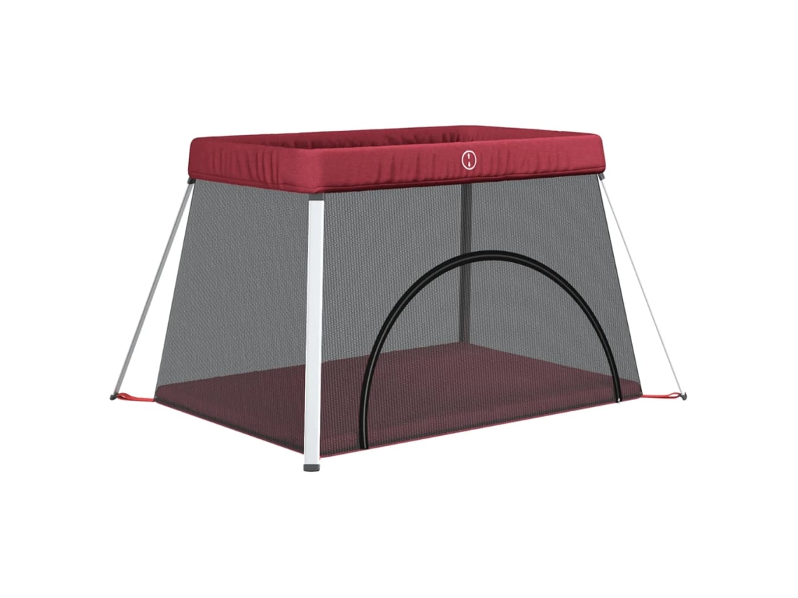 Baby Playpen, Baby Playpens Vidaxl Vermelho Linho