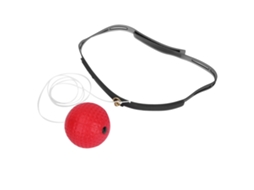 Business bola de Boxeadora para Treinamento de Reflexos e Coordenação com Bandana Anti suor Vermelha | S/MARCA