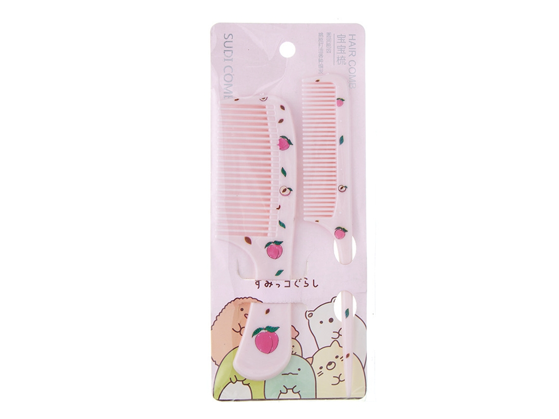 Conjunto de 2 Pentes e Cortador de Cabelo Infantis Fofos e Antiestáticos. MDUG (estilo 4)