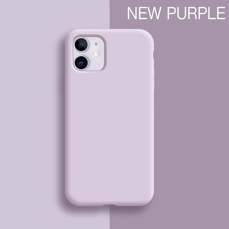 Capa Ultrafina E Macia De Silicone Líquido Para Iphone 14 Plus (roxa).